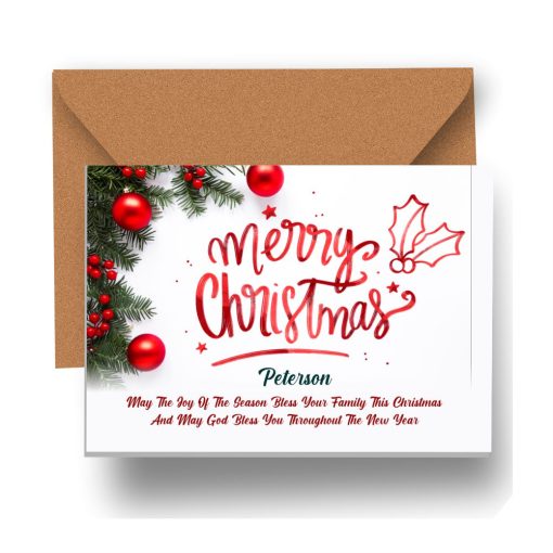 Personalised Business Christmas Card
