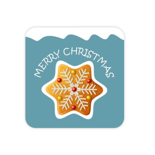 Merry Christmas Cookie Coaster