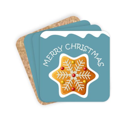 Merry Christmas Cookie Coaster