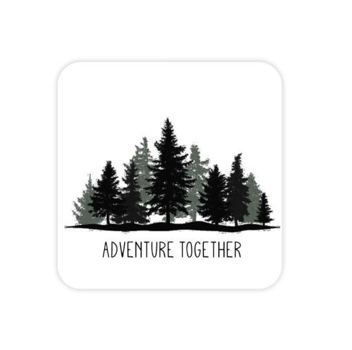 Christmas Tree Personalized Coaster
