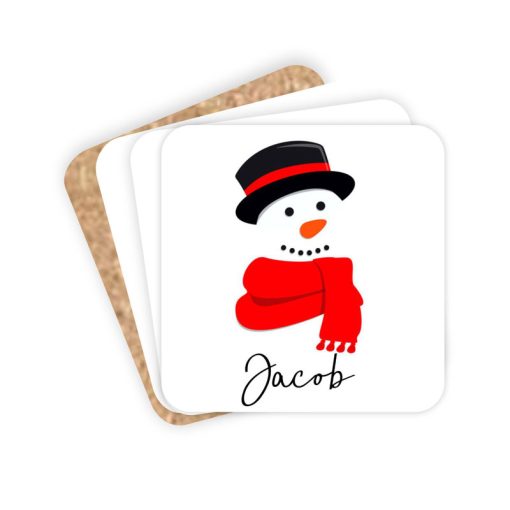 Jacob Snowman Face Coaster