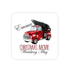 Personalized Christmas Movie Coaster