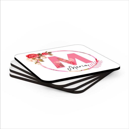 Personalised Pretty Name Coaster