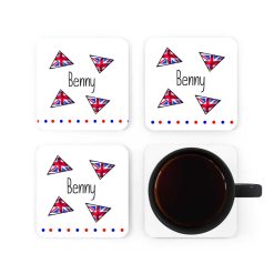 Union Jack Personalised Coaster