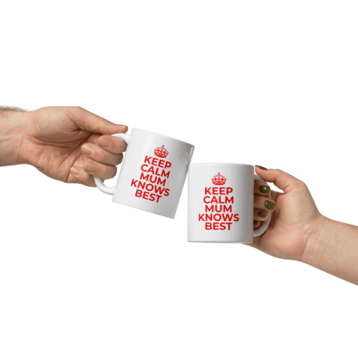 "Keep Calm Mum Knows Best Mug - Image 4
