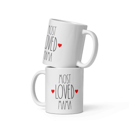 "Most Loved Mama Mother’s Day –  Ceramic, Coffee mug - Image 4