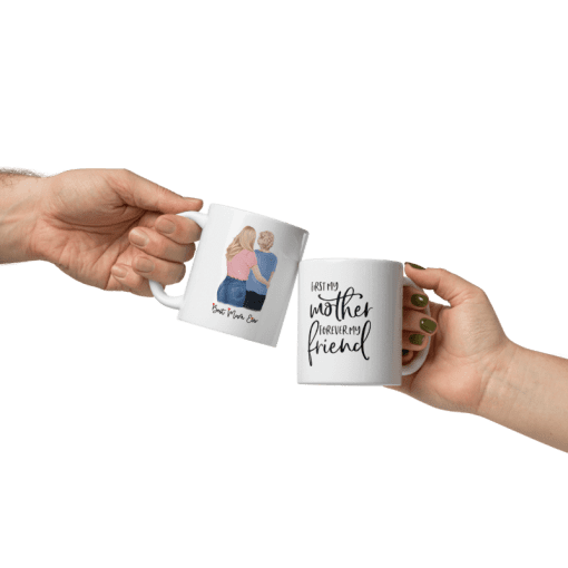 "Mom Forever Friend Coffee Mug - Image 8