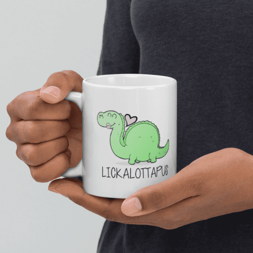 "LICKALOTTAPUS Mug - High-Quality Ceramic Coffee 11oz mug - Image 3
