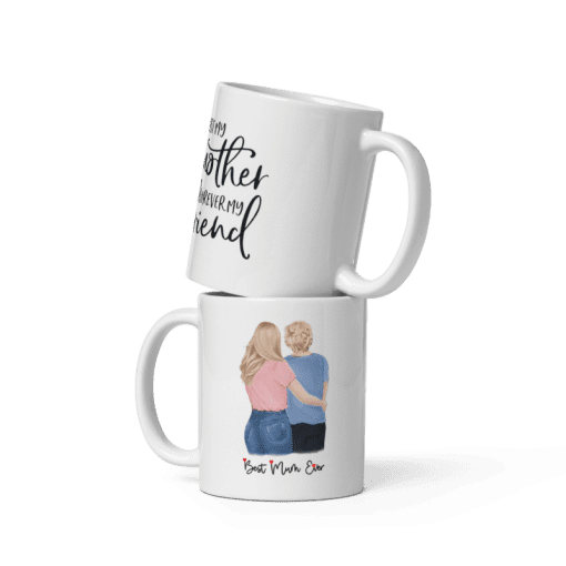 "Mom Forever Friend Coffee Mug - Image 4