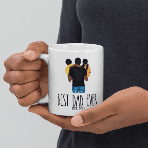 "Best Dad Ever Personalized Coffee Mug - Image 6