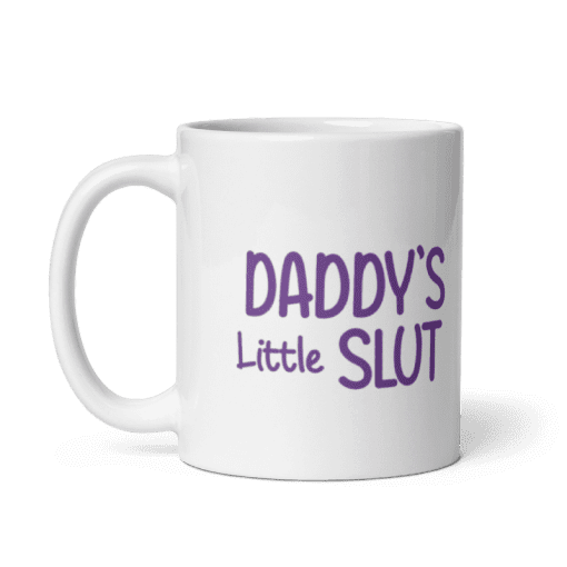 Daddy's little slut mug"Funny 'Daddy's Favorite Mug' - Image 3