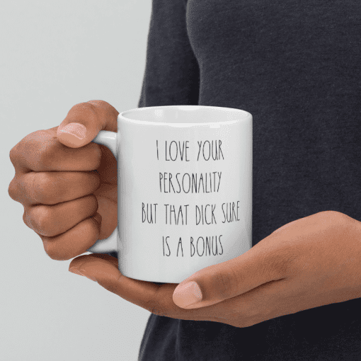 "Naughty Valentine Funny Mug – Ceramic, Coffee 110z mug - Image 5