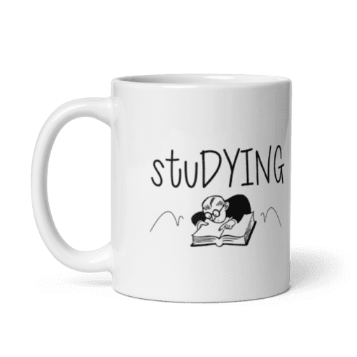 "Studying Ceramic Coffee Mug - Image 5