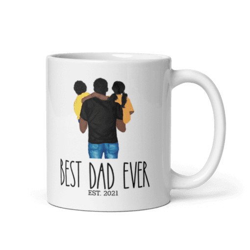 "Best Dad Ever Personalized Coffee Mug - Image 3