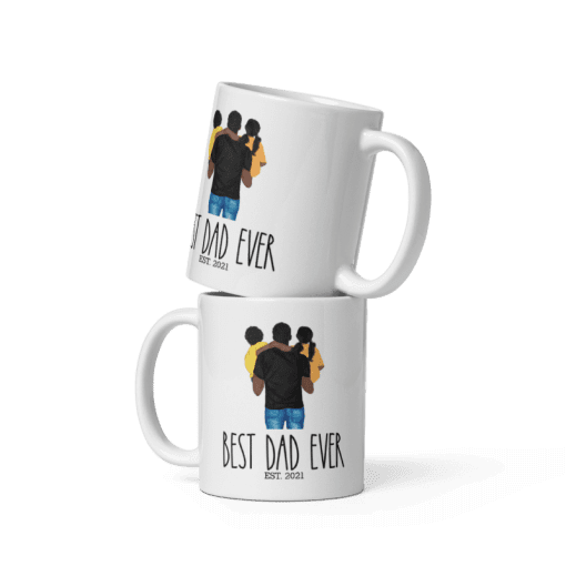"Best Dad Ever Personalized Coffee Mug - Image 5