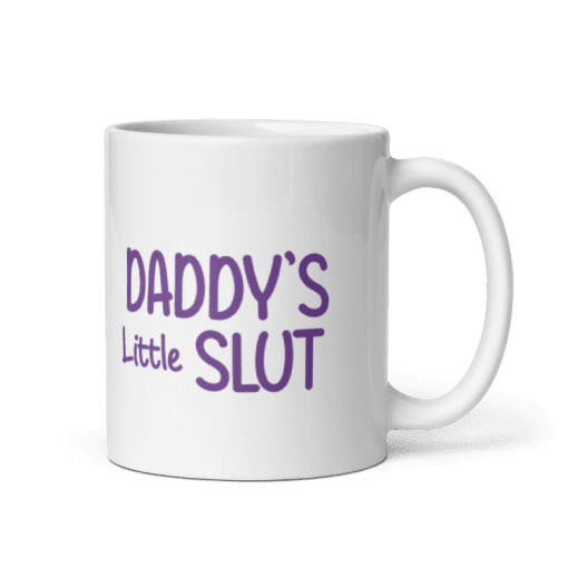 Daddy's little slut mug"Funny 'Daddy's Favorite Mug' - Image 2