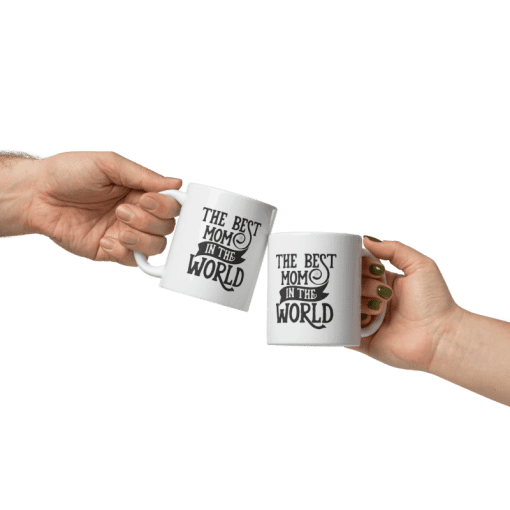 "The Best Mom in the World Mug – Premium Ceramic coffee mug - Image 3