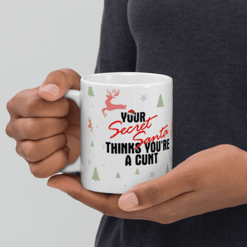 "Secret Santa Coffee Gift Mug - Image 4