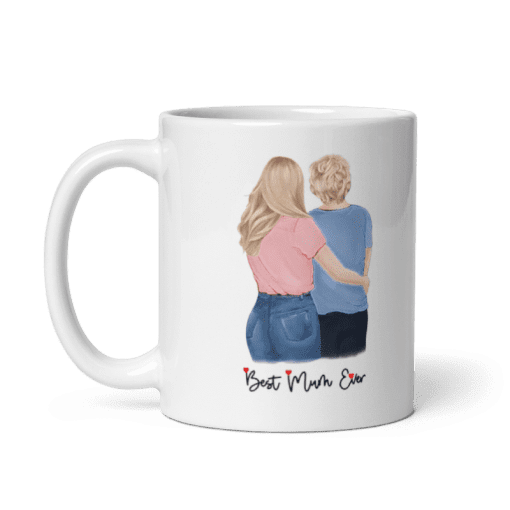 "Mom Forever Friend Coffee Mug - Image 3