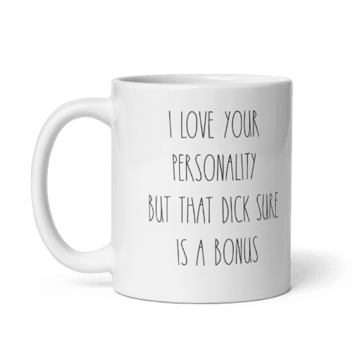 "Naughty Valentine Funny Mug – Ceramic, Coffee 110z mug - Image 4