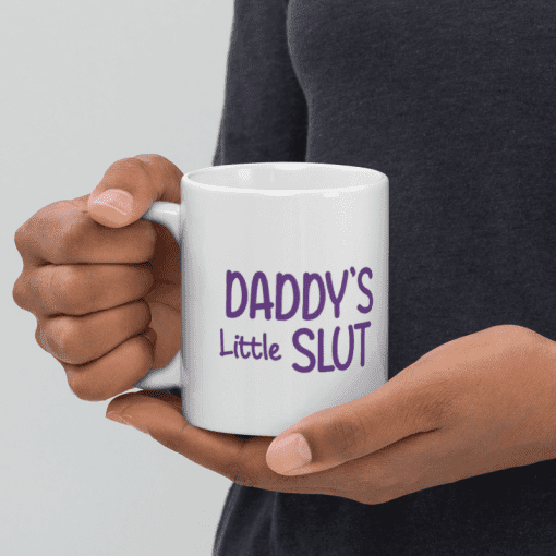 Daddy's little slut mug"Funny 'Daddy's Favorite Mug' - Image 4