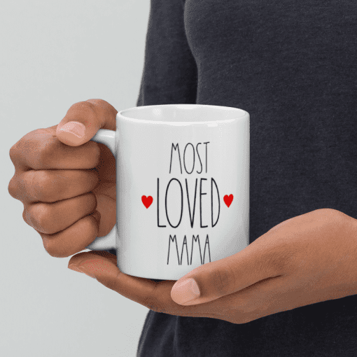 "Most Loved Mama Mother’s Day –  Ceramic, Coffee mug - Image 5
