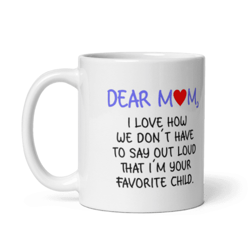 "Dear Mom Ceramic Coffee Mug - Image 5