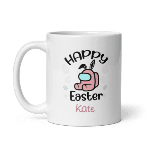 The Happy Easter Custom Name coffee Mug- Personalised gift, Funny novelty mug, Humorous coffee mug, Custom mug, Quirky mug, Witty coffee mug, Silly mug gift, Easter mug, Easter gift mug, For Him, For Her, Silly gift idea, Hilarious gift - Image 4