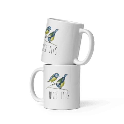 Funny Coffee Mug with 'Nice Tits' Design - Image 4