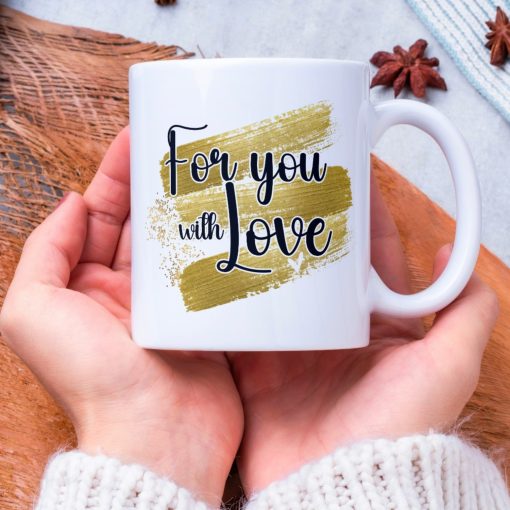 For You with Love Mug - Image 4