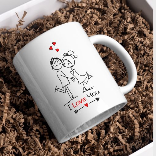 I Love You heart balloon Mug - Image 5