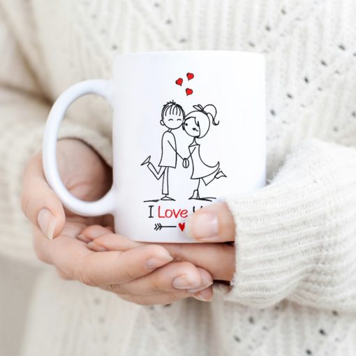 I Love You heart balloon Mug - Image 4