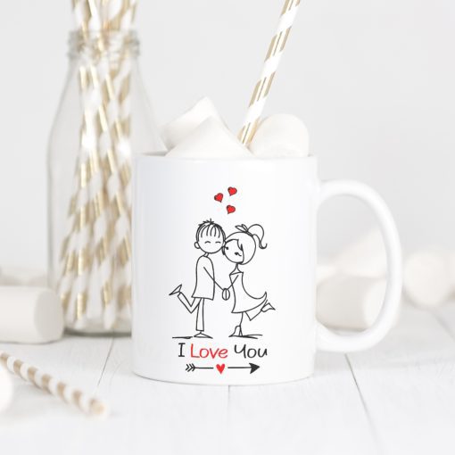 I Love You heart balloon Mug - Image 3