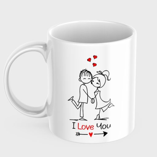 I Love You heart balloon Mug - Image 2