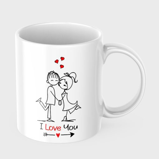 I Love You heart balloon Mug