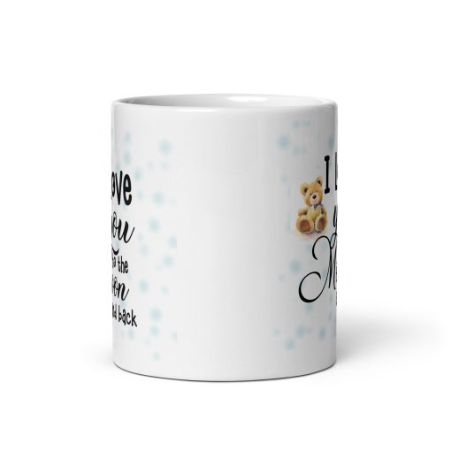 Love You to the Moon and Back Mug – Romantic Coffee Cup, Cute Gift for Him, Her, Wife, Husband, Boyfriend, Girlfriend, Anniversary, Birthday, Valentine's Day, Personalised Mug - Image 3