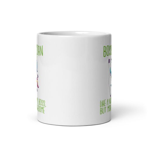 Bossicorn Mug - Funny Unicorn Coffee Cup for Bosses & Leaders - Hilarious Gift for Managers, Entrepreneurs & CEOs - Birthday, Christmas & Office Gift - Image 3