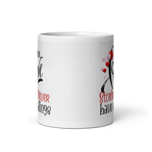 Love Stories Mug - Romantic Coffee Cup for Book Lovers & Couples - Cute Gift for Valentine's, Anniversary, Wedding & Birthday - Novelty Love-Themed Mug - Image 3