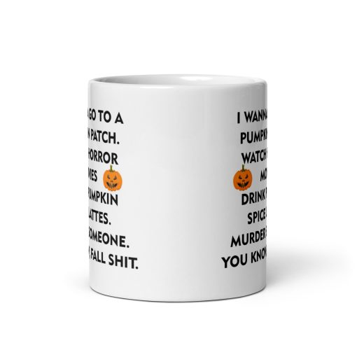 Funny Halloween Horror Movie Watch Mug – Spooky Coffee Cup for Scary Movie Lovers, Horror Fans, Trick or Treat, Halloween Gift, Creepy Night, Thriller & Chiller Mug - Image 3