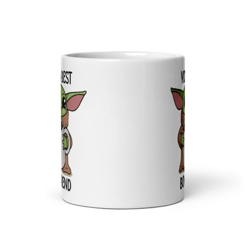 Yoda Best Boyfriend" Mug – The Perfect Gift for Star Fans & Loving Partners! - Image 3