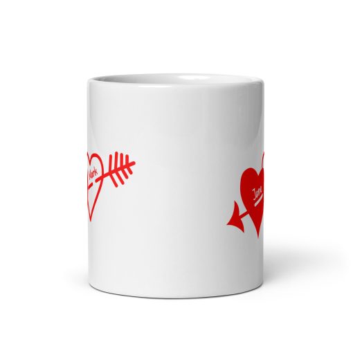Custom Name Love Coffee Mug – Personalized Romantic Gift with Name & Heart Image – Cute Anniversary, Valentine’s, or Wedding Gift – Custom Ceramic Coffee Cup for Couples - Image 3