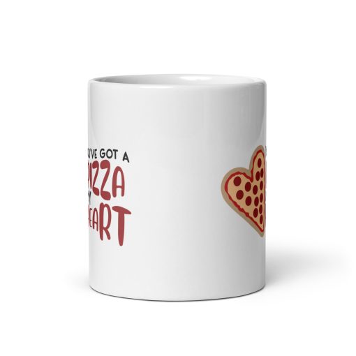 You’ve Got a Pizza My Heart Coffee Mug – Cute & Funny Love Mug for Couples – Romantic Gift for Him or Her – Valentine’s, Anniversary, or Birthday Gift - Image 3