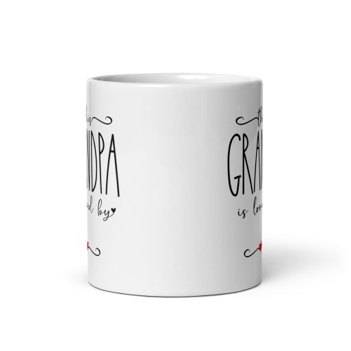 This Grandad Is Loved By Mug – Funny Personalised Gift for Grandpa, Grandad, or Papa – Custom Coffee Mug from Grandkids – Father’s Day, Birthday, Christmas Present - Image 3