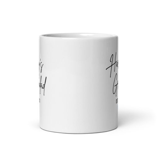 Happy’s Grandad Est. 2021 Coffee Mug – Thoughtful Gift for New Grandfather – First-Time Grandpa Gift – Proud Grandad Gift for Birthday, Father’s Day, or Christmas – 11oz Ceramic Coffee Cup - Image 3