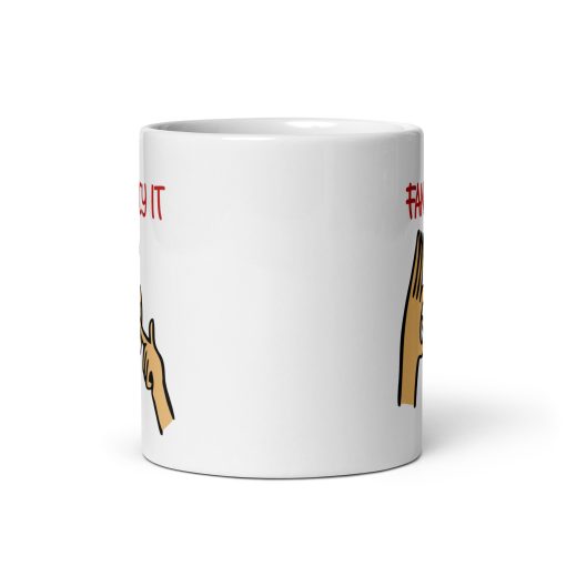 Fancy It Coffee Mug – Fun & Playful Mug for Coffee Lovers – Quirky Gift for Friends, Coworkers, and Tea Drinkers – 11oz Ceramic Coffee Cup - Image 3