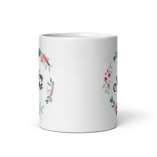 Personalized Floral Name Mug –Mug gift for mum, Personalized mum mug, Custom mug for mum, Best mum ever mug, Mum coffee mug, Unique mum mug, Funny mum mug, Photo mug for mum, Gift for mum, Mum appreciation gift, Personalized gift for mum - Image 3