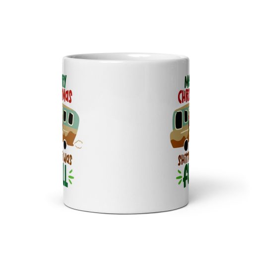 Personalised Merry Christmas, The Shitter Was Full Coffee Mug – Funny Holiday Movie-Inspired Coffee Cup – Hilarious Gift for Friends, Family and Coworkers – Quirky Mug, Sarcastic Mug - Image 3