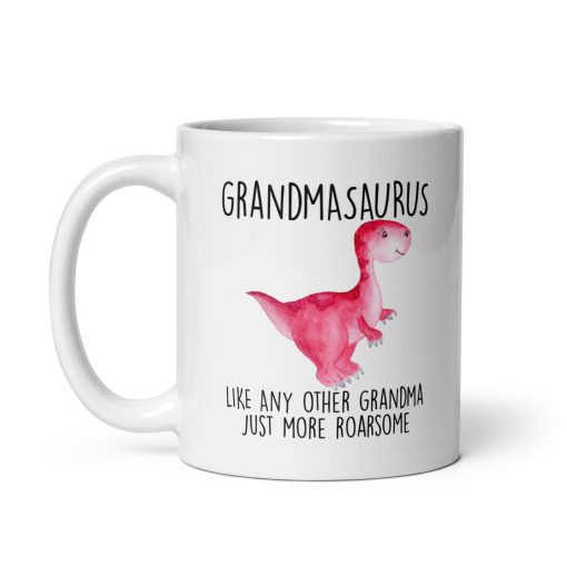 Funny Grandmasaurus Mug - Dinosaur Gift for Grandma - Cute Coffee Cup for Nana, Granny & Grandmother - Birthday, Christmas & Mother's Day Gift" - Image 2