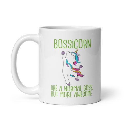 Bossicorn Mug - Funny Unicorn Coffee Cup for Bosses & Leaders - Hilarious Gift for Managers, Entrepreneurs & CEOs - Birthday, Christmas & Office Gift - Image 2