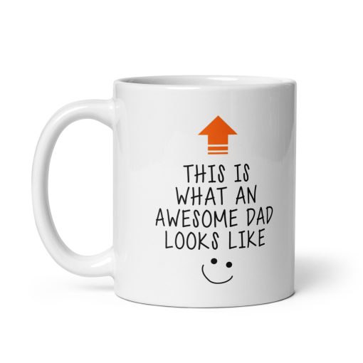 Funny Awesome Dad Mug - Cool Coffee Cup for Dad -  Unique dad mug, Hilarious Gift for Fathers, Stepdads & Grandpas - Birthday, Christmas & Father’s Day Present from Kids - Image 3